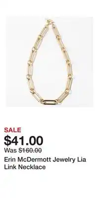 Nordstrom Erin McDermott Jewelry Lia Link Necklace offer