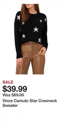 Nordstrom Vince Camuto Star Crewneck Sweater offer