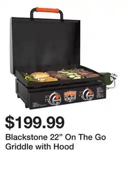 Dick's Sporting Goods Blackstone 22 On The Go Griddle with Hood offer