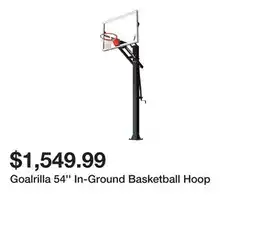 Dick's Sporting Goods Goalrilla 54'' In-Ground Basketball Hoop offer
