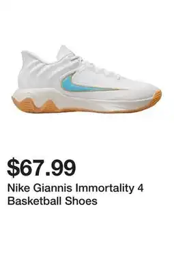 Dick's Sporting Goods Nike Giannis Immortality 4 Basketball Shoes offer