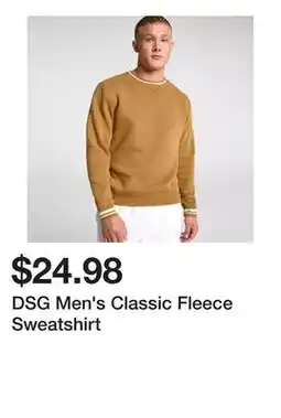 Dick's Sporting Goods DSG Men's Classic Fleece Sweatshirt offer