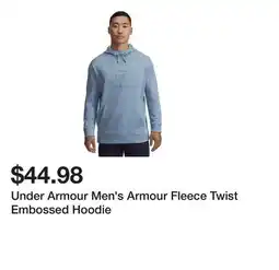 Dick's Sporting Goods Under Armour Men's Armour Fleece Twist Embossed Hoodie offer