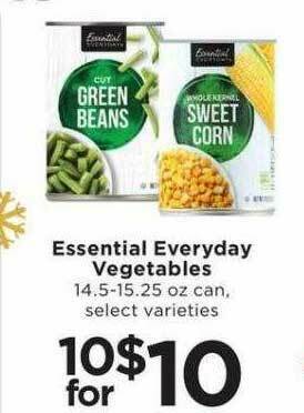 SHOPPERS Essential Everyday Vegetables offer