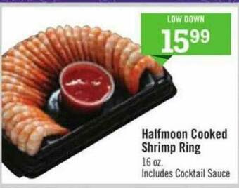 Price Chopper Halfmoon Cooked Shrimp Ring offer