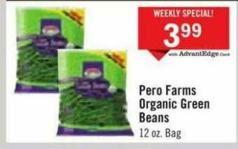 Price Chopper Pero Farms Organic Green Beans offer
