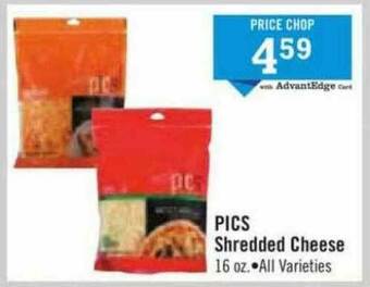 Price Chopper Pics Shredded Cheese offer