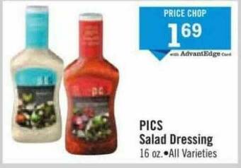 Price Chopper Pics Salad Dressing offer