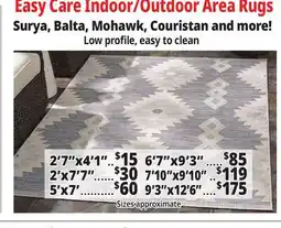 Ocean State Job Lot Indoor/Outdoor Rugs offer