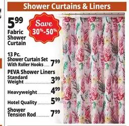 Ocean State Job Lot Shower Curtains & Liners offer