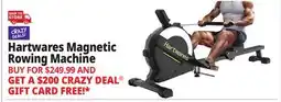 Ocean State Job Lot Hartwares Magnetic Rowing Machine offer