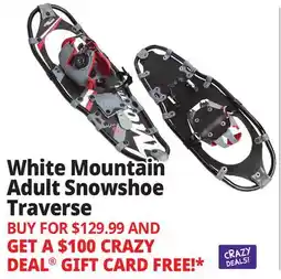 Ocean State Job Lot White Mountain Adult Snowshoe Traverse 8 x 25 offer