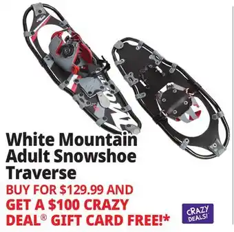 Ocean State Job Lot White Mountain Adult Snowshoe Traverse 8 x 25 offer