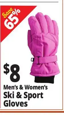 Ocean State Job Lot Men's & Women's Ski & Sport Gloves offer