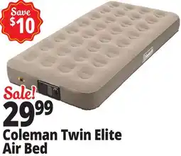 Ocean State Job Lot Coleman Twin Sized Air Bed with Built In 4D Pump offer