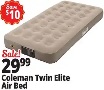 Ocean State Job Lot Coleman Twin Sized Air Bed with Built In 4D Pump offer