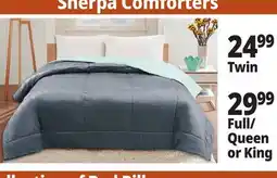 Ocean State Job Lot Sherpa Comforters offer