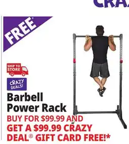 Ocean State Job Lot Barbell Power Rack offer