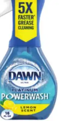 Ocean State Job Lot Dawn Platinum Plus Power wash Dish Spray 16 oz offer