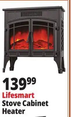 Ocean State Job Lot Lifesmart Stove Cabinet Heater offer