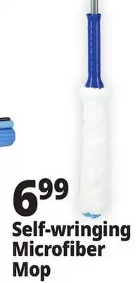 Ocean State Job Lot Gleam Self-Wringing Microfiber Mop offer