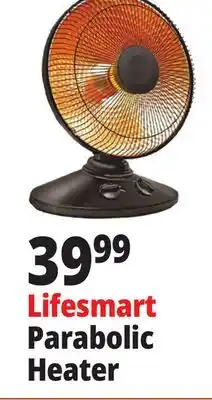 Ocean State Job Lot Lifesmart Parabolic Heater offer
