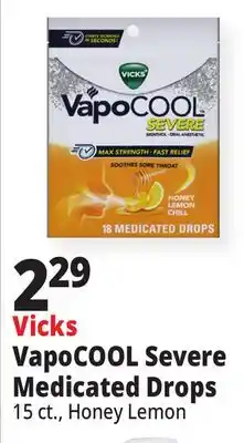 Ocean State Job Lot Vicks VapoCOOL Severe Medicated Drops offer