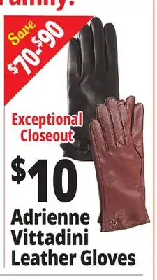Ocean State Job Lot Adrienne Vittadini Leather Gloves offer