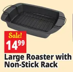 Ocean State Job Lot Large Roaster with Non-Stick Rack offer