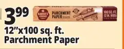 Ocean State Job Lot Baker's Choice Parchment Paper 100 sq ft offer