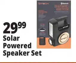 Ocean State Job Lot Solar Powered Speaker Set offer