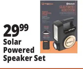 Ocean State Job Lot Solar Powered Speaker Set offer