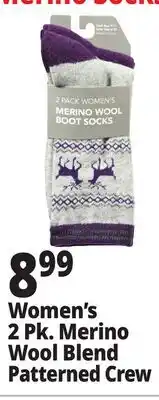 Ocean State Job Lot Women's Merino Wool Active Socks 2 Pack offer