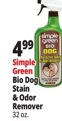 Ocean State Job Lot Simple Green Bio-Active Stain & Odor Remover 32 oz offer