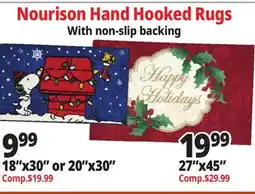 Ocean State Job Lot Nourison Hand Hooked Rugs offer