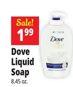 Ocean State Job Lot Dove Liquid Soap offer