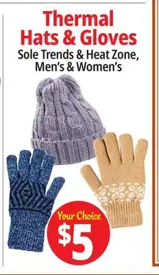 Ocean State Job Lot Heat Trendz Women's Heat Zone Thermal Gloves offer