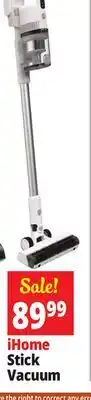 Ocean State Job Lot iHome Stick Vacuum offer