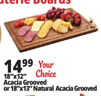 Ocean State Job Lot Smith & Callahan Oiled Acacia Cutting Board with Grooved Edge offer