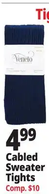 Ocean State Job Lot Cabled Sweater Tights offer