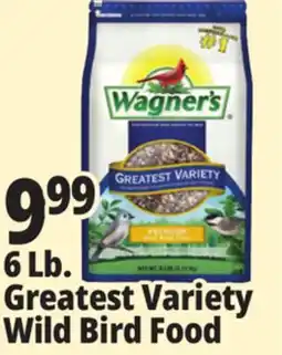 Ocean State Job Lot Wagner's Greatest Variety Deluxe Wild Bird Food 6 lbs offer