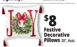 Ocean State Job Lot Assorted Christmas Pillow 17 x 17 offer