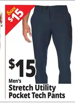 Ocean State Job Lot Men's Stretch Utility Pocket Tech Pants offer
