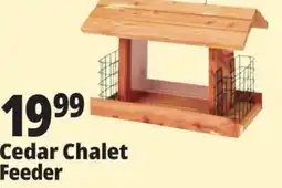 Ocean State Job Lot Cedar Chalet Feeder offer
