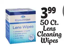 Ocean State Job Lot 50 Ct. Lens Cleaning Wipes offer