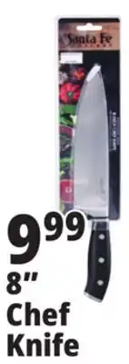 Ocean State Job Lot Santa Fe Professional Grade 8-Inch Chef Knife offer