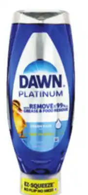 Ocean State Job Lot Dawn Ultra Platinum Power wash Lemon Scent Dish Spray offer