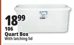 Ocean State Job Lot Sterilite Latch Top Storage Box 106 Qt offer