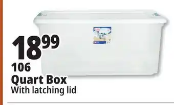 Ocean State Job Lot Sterilite Latch Top Storage Box 106 Qt offer