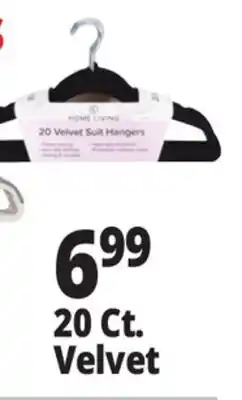Ocean State Job Lot HomeLiving Velvet Suit Hangers 20 Count offer